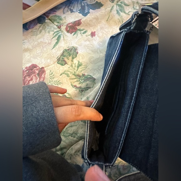 Zara Denim Shoulder Bag - Picture 2 of 3